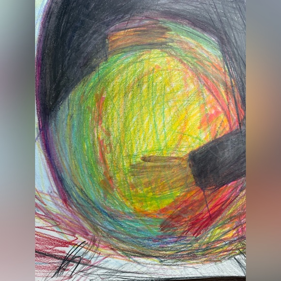 “Embarazada” colored pencil drawing I made in 2018, 18x24” - Picture 5 of 5